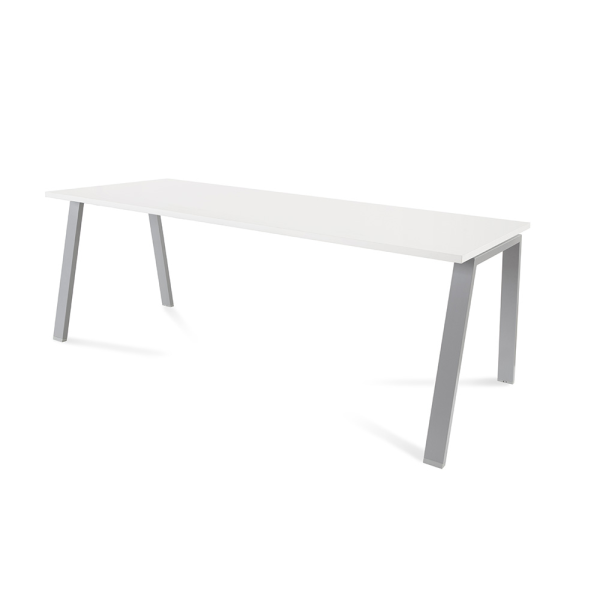 Taula recta WHITE 200x80 cm