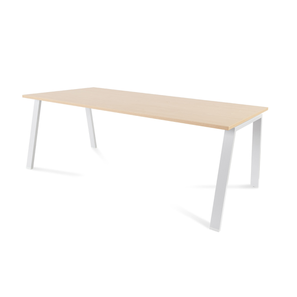 Taula recta WHITE 200x100 cm