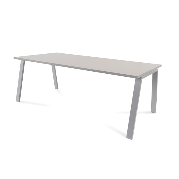 Taula recta WHITE 200x100 cm