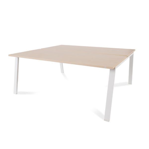 Taula recta doble WHITE 180x163 cm
