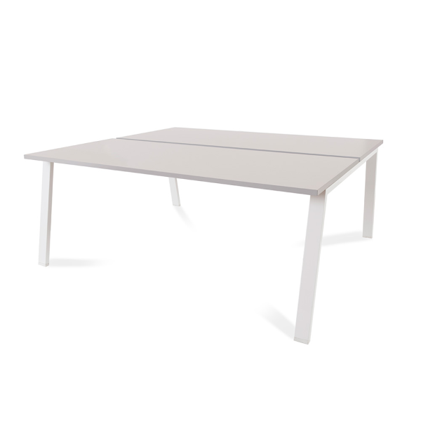 Taula recta doble WHITE 180x163 cm