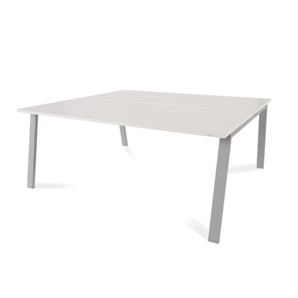 Taula recta doble WHITE 180x163 cm