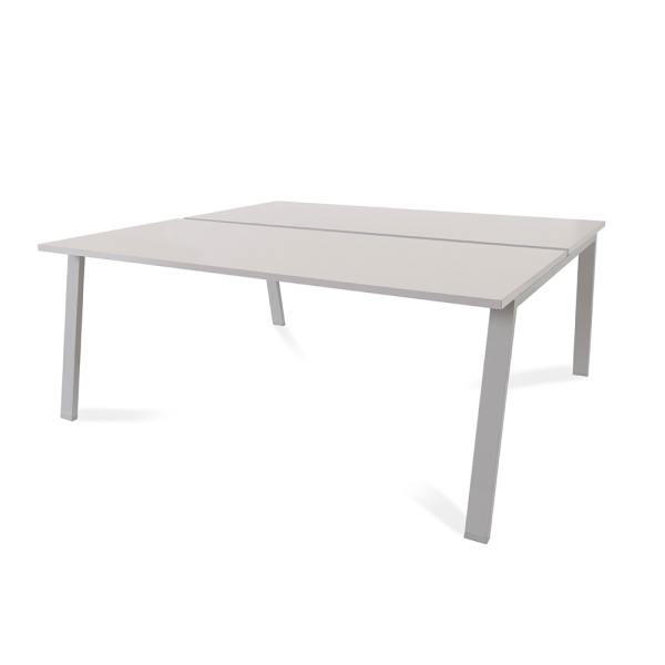Taula recta doble WHITE 180x163 cm
