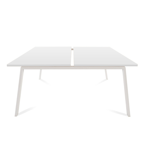 Taula recta doble WHITE 180x163 cm
