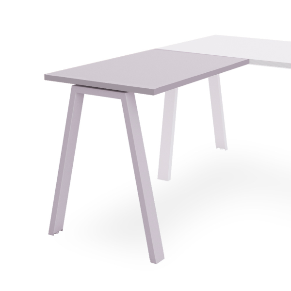 Ala per taula recta WHITE 100x60 cm