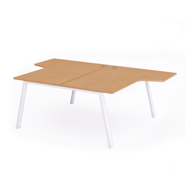 Mesa doble WHITE 