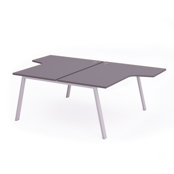 Mesa doble WHITE 