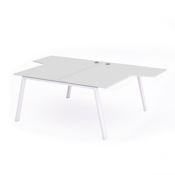 Mesa doble WHITE 