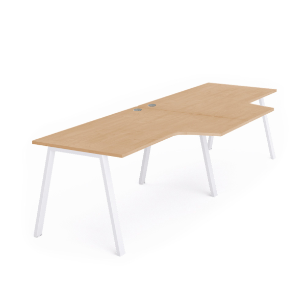 Mesa doble WHITE 