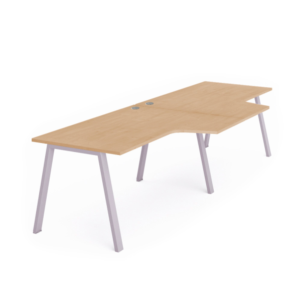 Mesa doble WHITE 