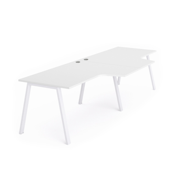Mesa doble WHITE 