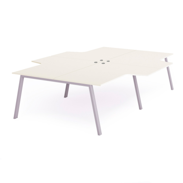 Mesa cuadruple WHITE 