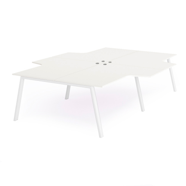 Mesa cuadruple WHITE 