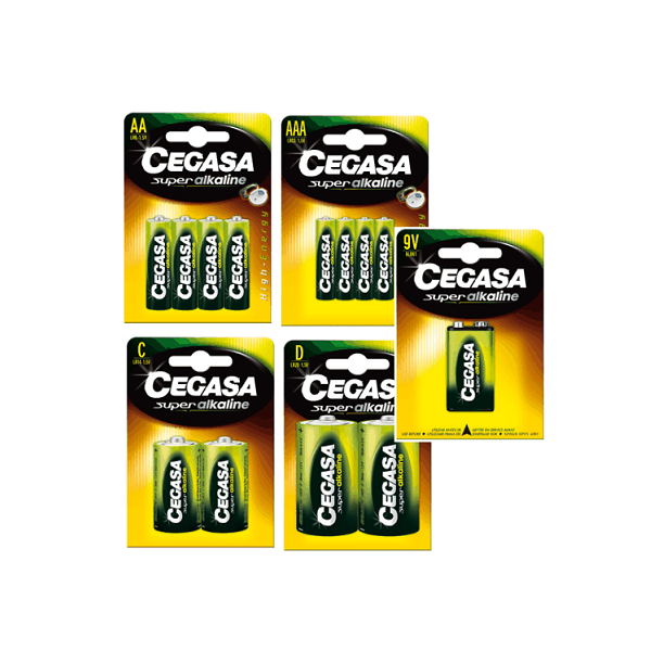 Pilas Cegasa Alcalinas - escolar