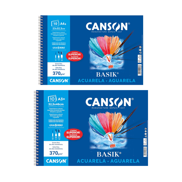 Blocs per aquarel·la i témpera Canson Guarro Basik