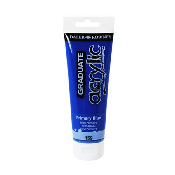 Tub 120 ml pintura acrílica Graduate Daler Rowney Blau primari