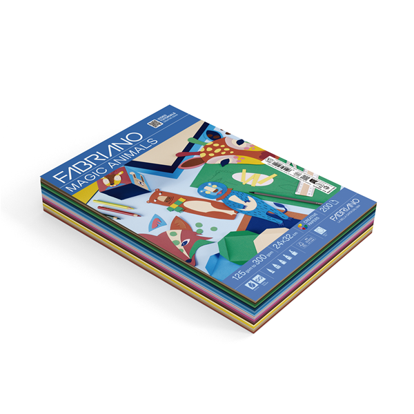 Cartolines 32x24 cm Magic Animals paquet 200 unitats