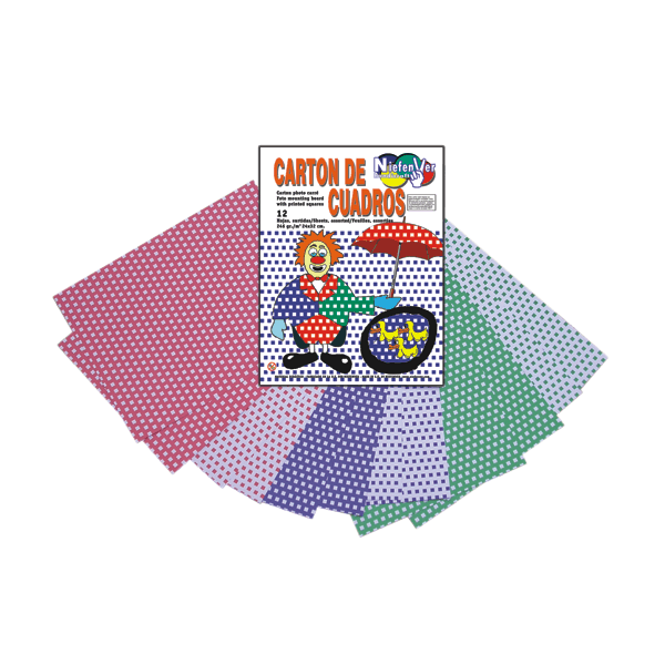 Cartolines de quadrats per decorar