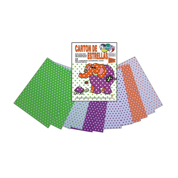 Cartolina d'estrelles per decorar