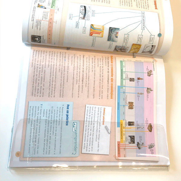 Forro de libros no adhesivo ajustable