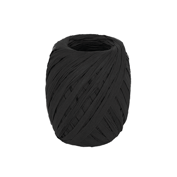 Ràfia de paper 30 metres Negre