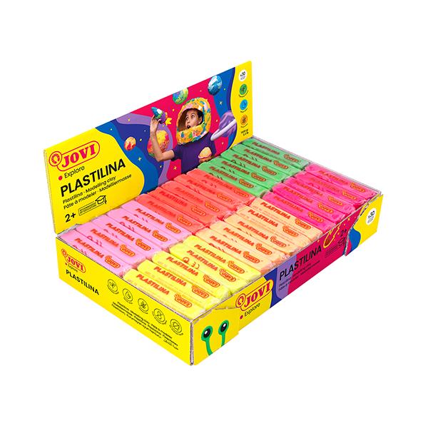 Plastilina Jovi colores neón