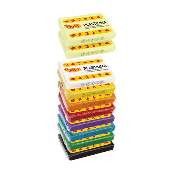 Plastilina Jovi colors assortits i fluorescents