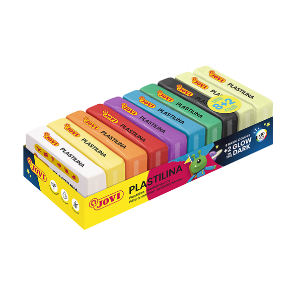 Plastilina Jovi colors assortits i fluorescents