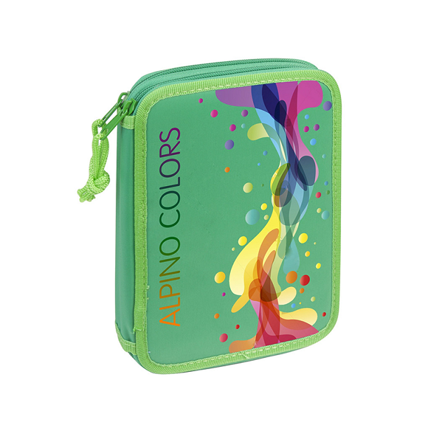 Estuche plumier doble pequeño Alpino Colors