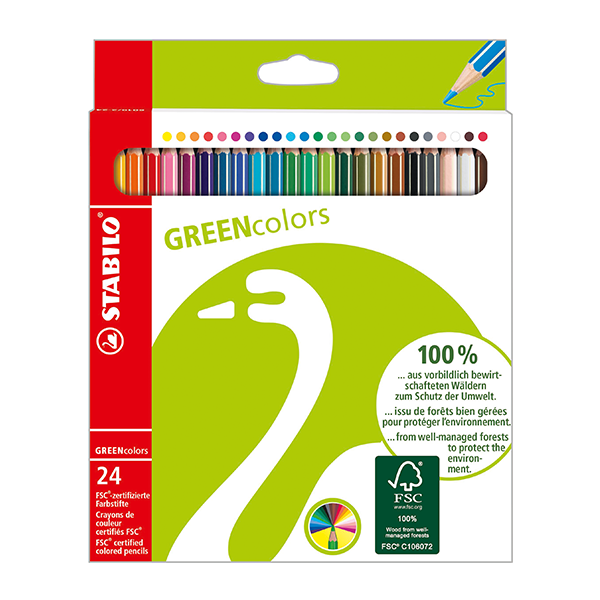 Llapis de colors Stabilo Green