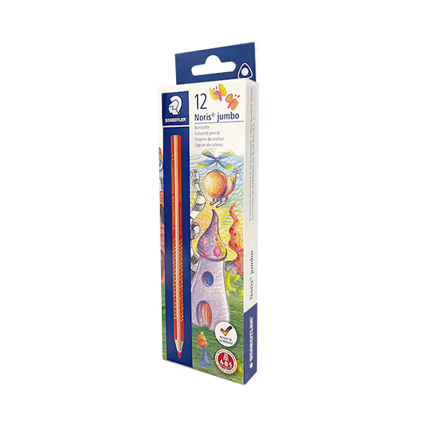 Llapis de colors Staedtler Noris Triplus Jumbo 128 unicolor