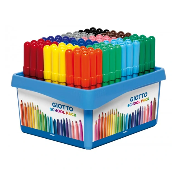 Kit escolar rotuladores Giotto Turbo color