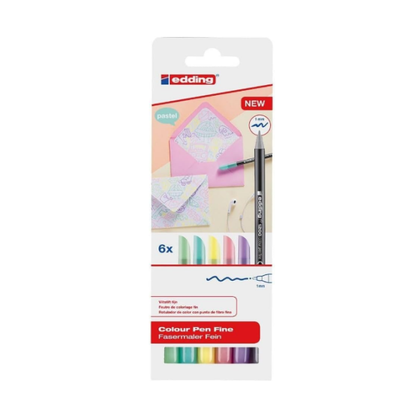 Retoladors edding 1200 pastel