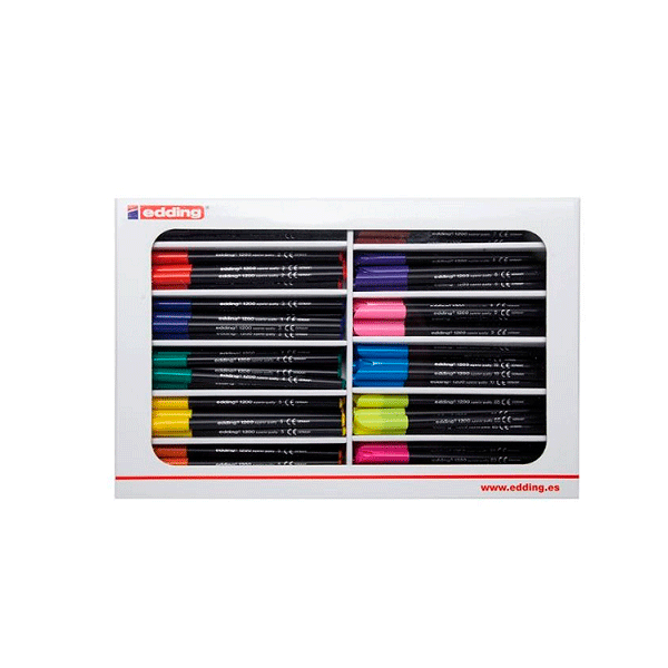 Kit escolar rotuladores Edding 1200