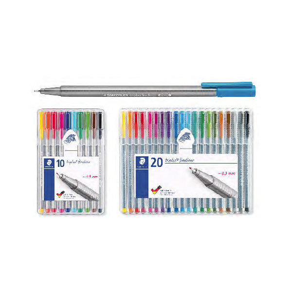 Estuche rotuladores Staedtler Triplus 334 Fineliner