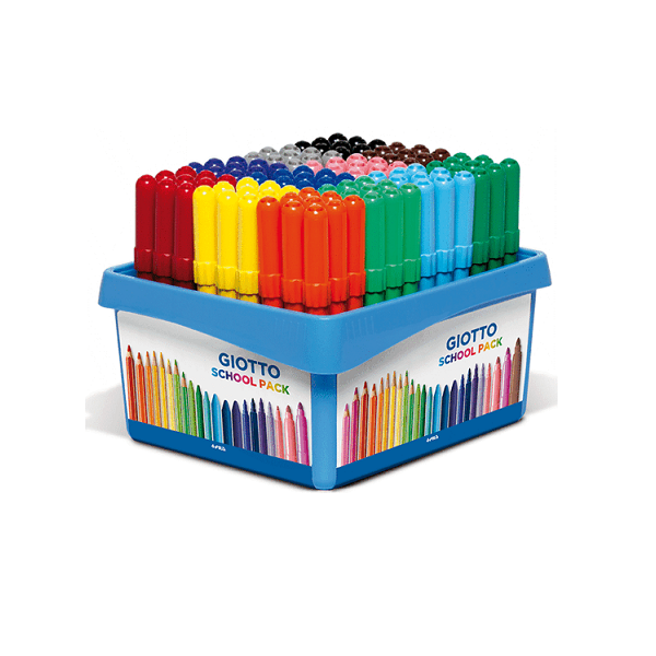 Lot escolar retoladors Giotto Turbo Maxi