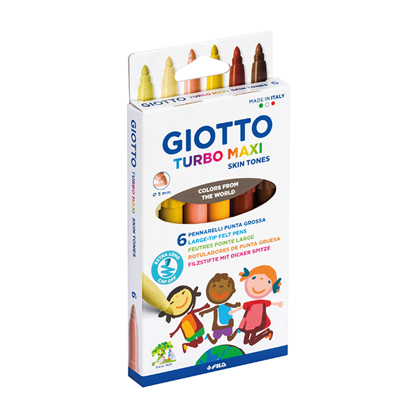 Retoladors Giotto Turbo Maxi skin tones
