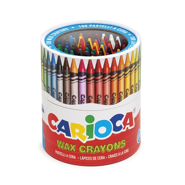 Lot escolar Carioca Wax crayons