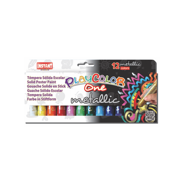 Témpera Instant Playcolor One metal·litzada