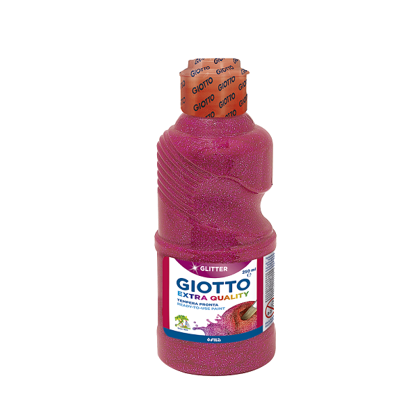 Pintura témpera líquida purpurina Giotto 250 ml