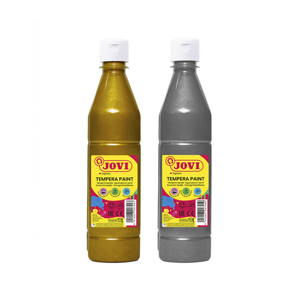 Pintura témpera líquida Jovi metalizada 500 ml