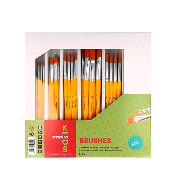 Kit de pinceles sintéticos variados