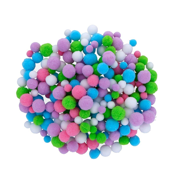 Pompons pastel
