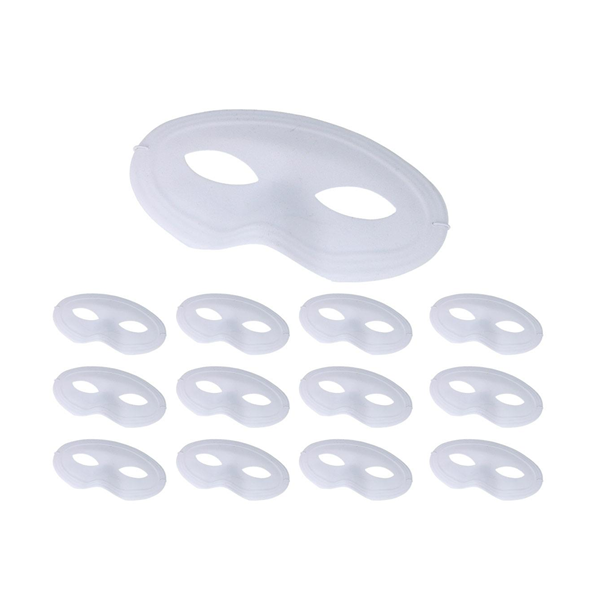 Antifaços de PVC flocat blanc
