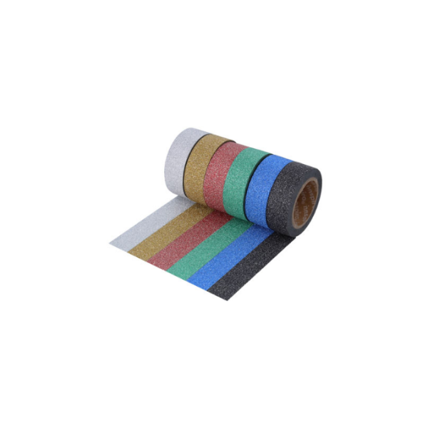 Set cintas surtidas masking tape purpurina Innspiro