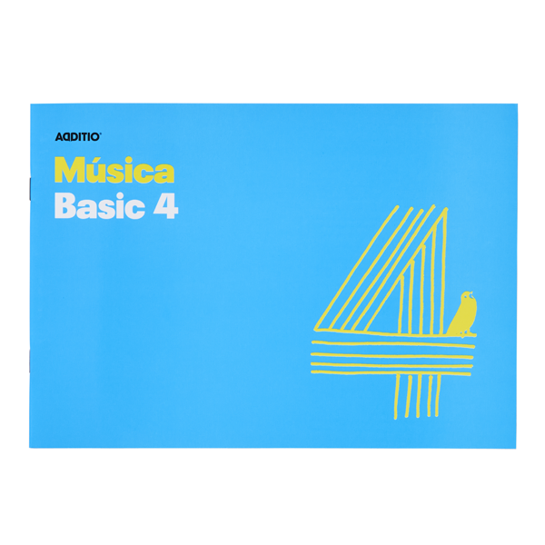Cuaderno música Additio primaria 4