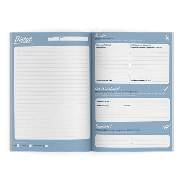 Cuaderno libreta dictados Primaria Additio