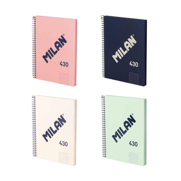 Cuaderno Milan 430 A5 80 hojas cuadrícula 4x4