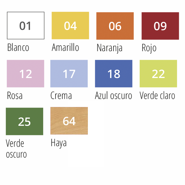 Banc infantil fusta alçada 31 cm.