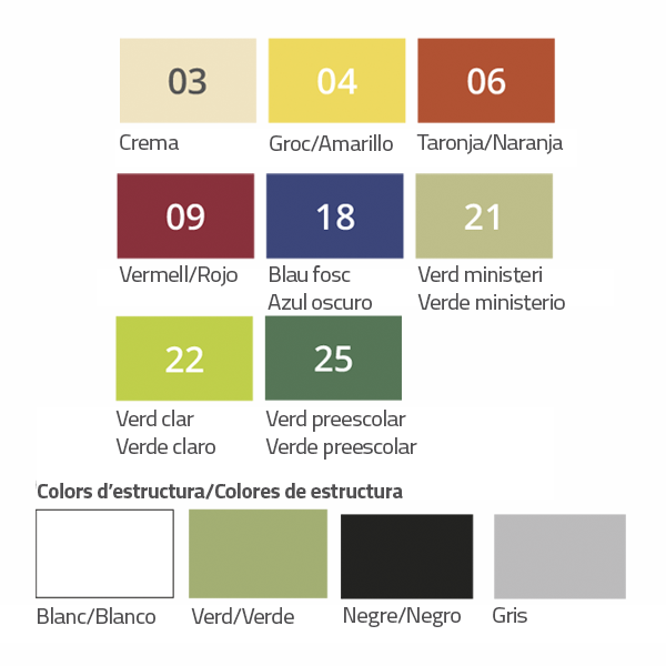 Penjador faig 6 caselles